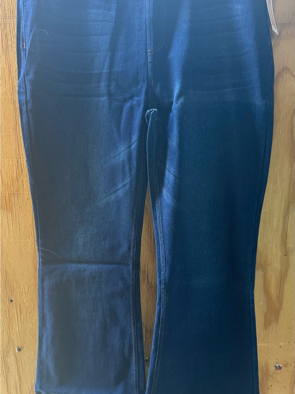 JVINI NWT Dark Wash Stretch Pull-On Flare Jeans